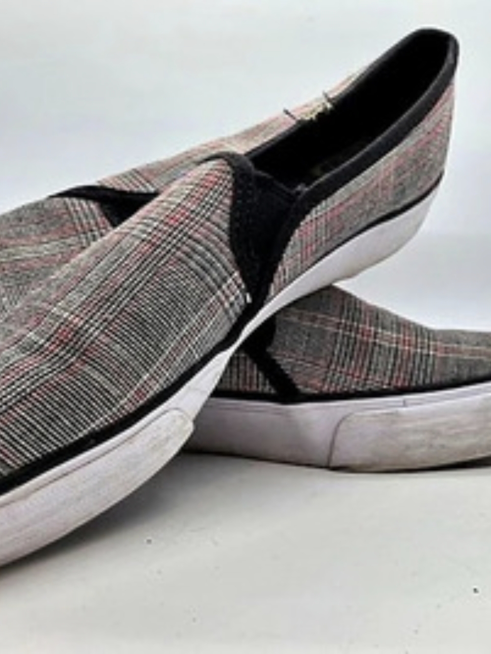 Keds WF66503 Plaid Slip-On Sneakers US 10.5